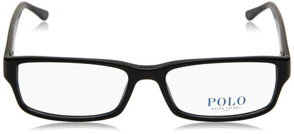 Polo Men's PH2065 5284 Matte Black Rectangle Eyeglasses 54mm