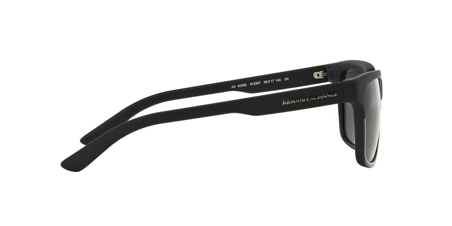 AX Armani Exchange Unisex Sunglasses, Black Lenses Injected Frame,0AX4026S 56mm