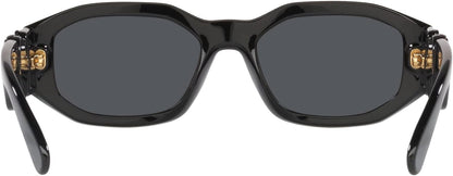 VERSACE VE4361 536087 53mm Black Dark Grey  Men's Sunglasses