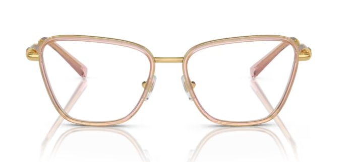 Versace 0VE1292 1507 54mm Transparent peach Women Eyeglasses