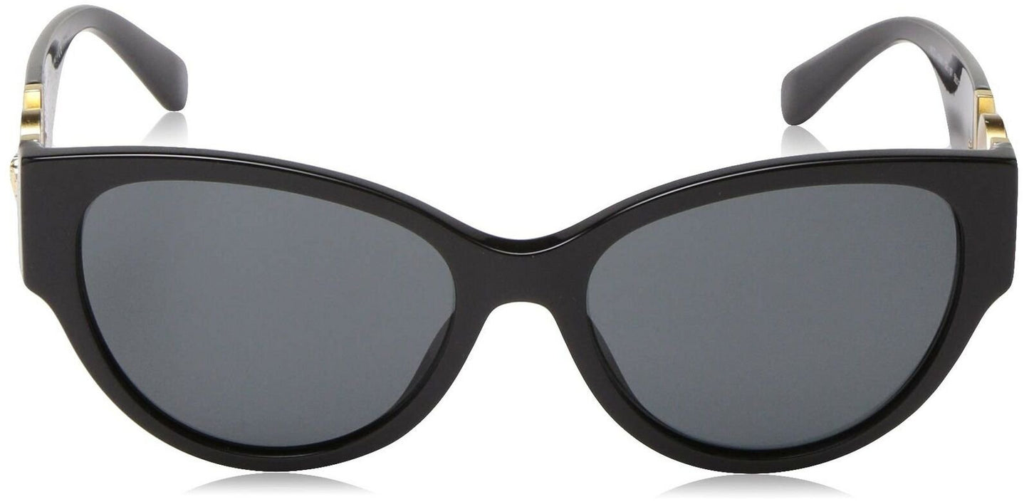 Versace Women's VE4368 Black/Grey Sunglasses