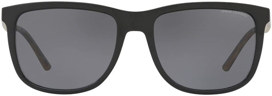 A|X ARMANI EXCHANGE Men's AX4070SF 815881 Black/Grey Polarized Sunglasses,