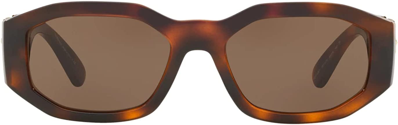 VERSACE VE4361 521773 Havana Brown 53 mm Unisex Sunglasses