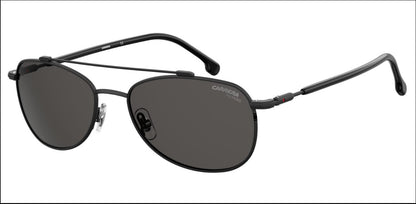 Carrera 224/S 003 Black/Polarized Gray, Pilot Sunglasses 58mm,