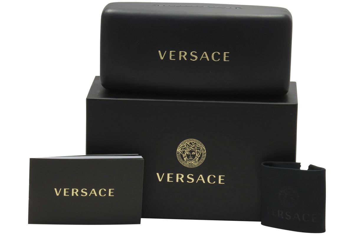 Versace VE 1264 1436 56mm Matte Black/Gold Eyeglasses