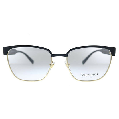 Versace VE1264 1436 Matte Black Gold Metal Men's Eyeglasses 54mm