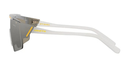ARNETTE Men's an 4285 Rimless Transparent crystal/Silver mirror Sunglasses