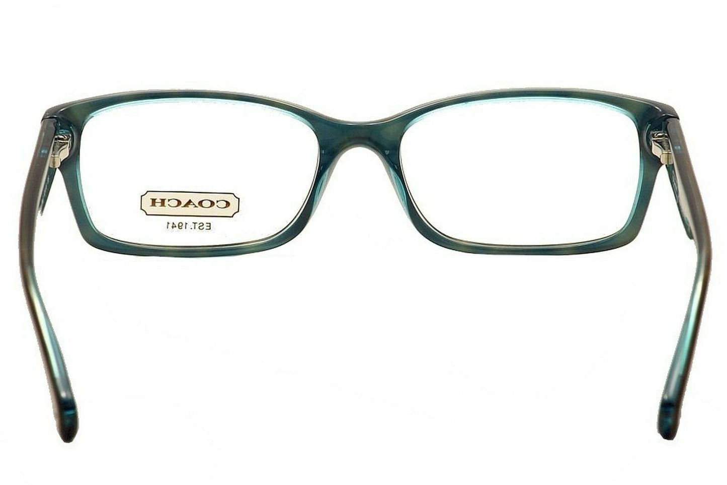 Coach Women's HC6040 Eyeglasses Dark Tortoise/Teal 50mm