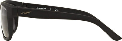 Arnette Men's An4218 01/87 Swindle Rectangular Sunglasses, Matte Black/Grey, 57mm