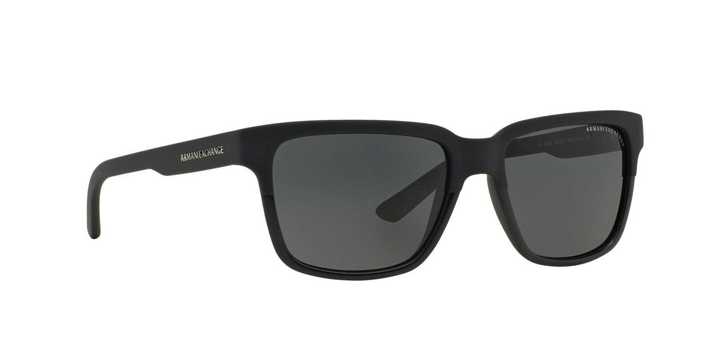 AX Armani Exchange Unisex Sunglasses, Black Lenses Injected Frame,0AX4026S 56mm
