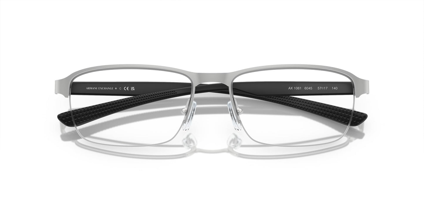 A｜X ARMANI EXCHANGE Men's Ax1061 6045 57mm Square Eyewear Frames