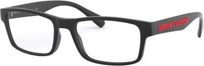 A｜X ARMANI EXCHANGE Men's Ax3070 8078 55mm Rectangular Eyewear Frames