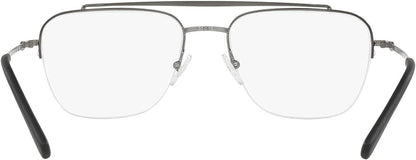 A|X ARMANI EXCHANGE Men's AX1049 6003 55mm Eyewear Frames, Matte Gunmetal/Demo Lens