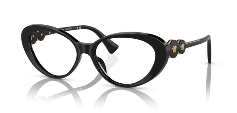 Versace VE 3331U GB1 55mm Black Eyeglasses
