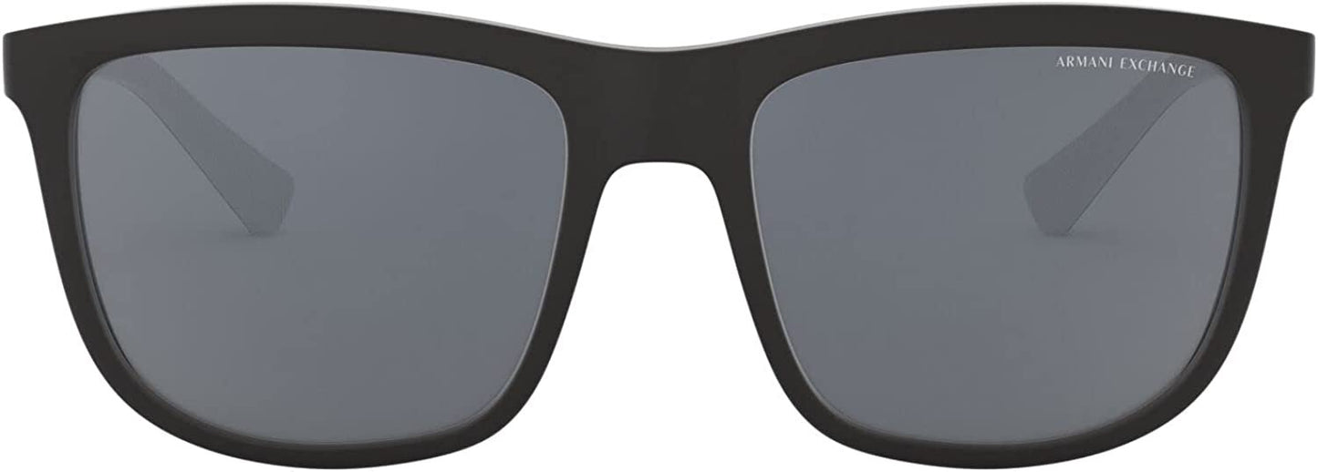 A|X ARMANI EXCHANGE Men's AX4093S 8078Z3 56mm Polarized Square Sunglasses
