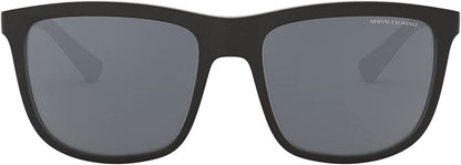 A|X ARMANI EXCHANGE Men's AX4093S 8078Z3 56mm Polarized Square Sunglasses