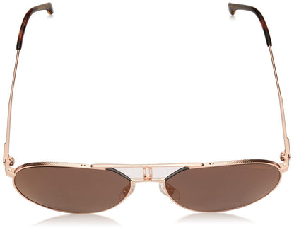 Carrera unisex adult Carrera 1025/S Sunglasses, Gold Copper/Gray Bronze Mirror