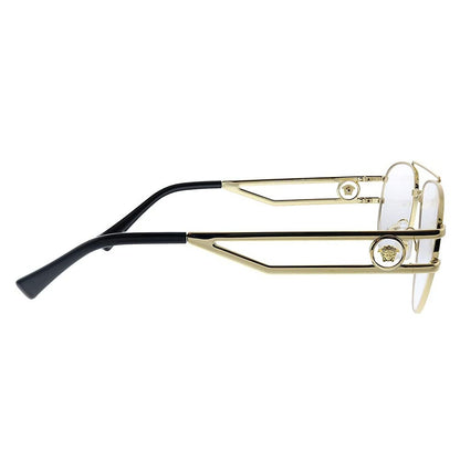 Versace VE 1269 1002 Gold Metal Aviator Eyeglasses 55mm