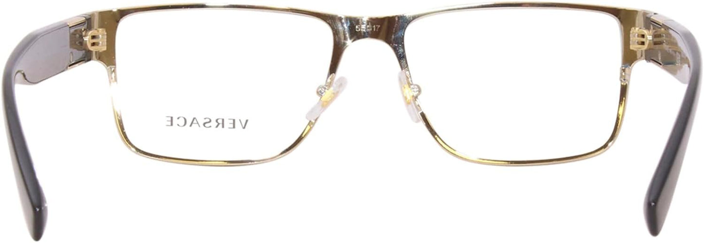 VERSACE VE1274 1468 Blue Square Men's 55 mm Eyeglasses