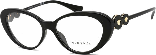 Versace VE 3331U GB1 55mm Black Eyeglasses