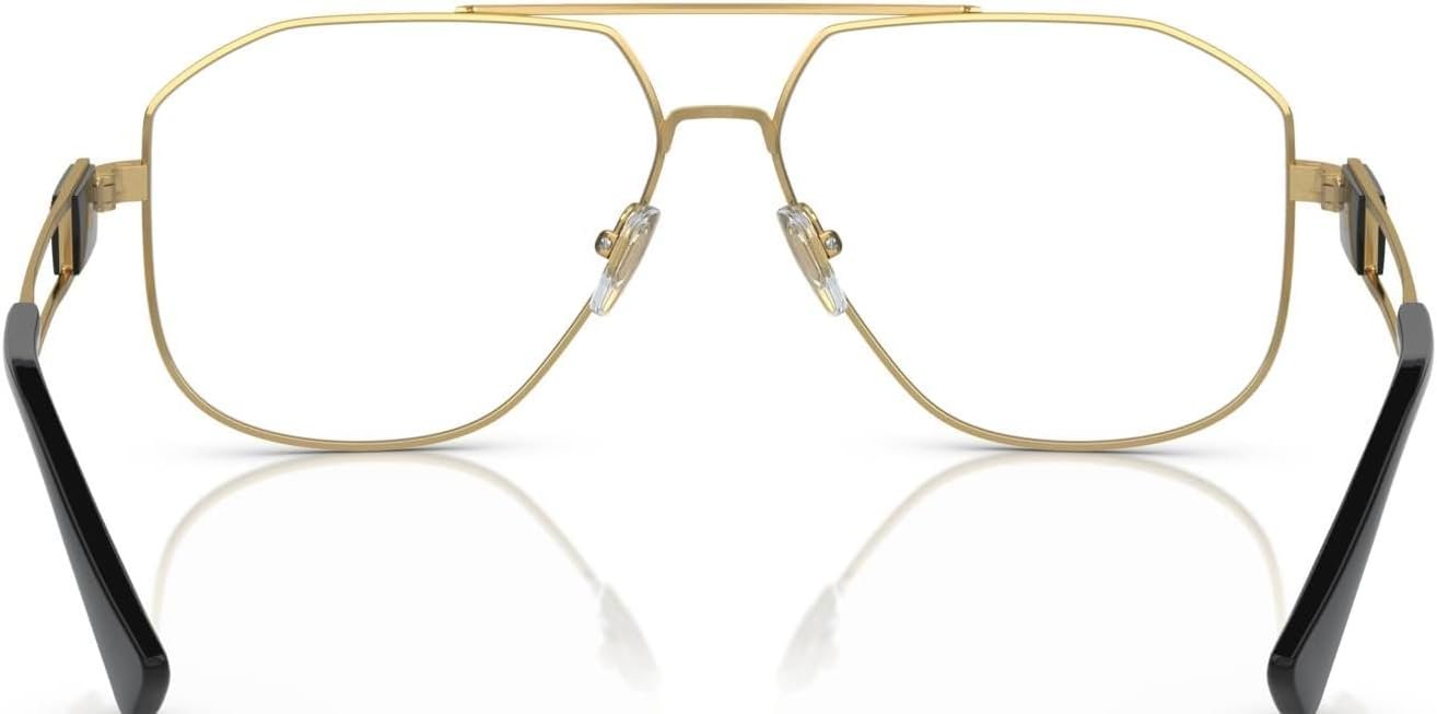 Versace VE1287-1002 Eyeglass Frame GOLD w/DEMO LENS 59mm