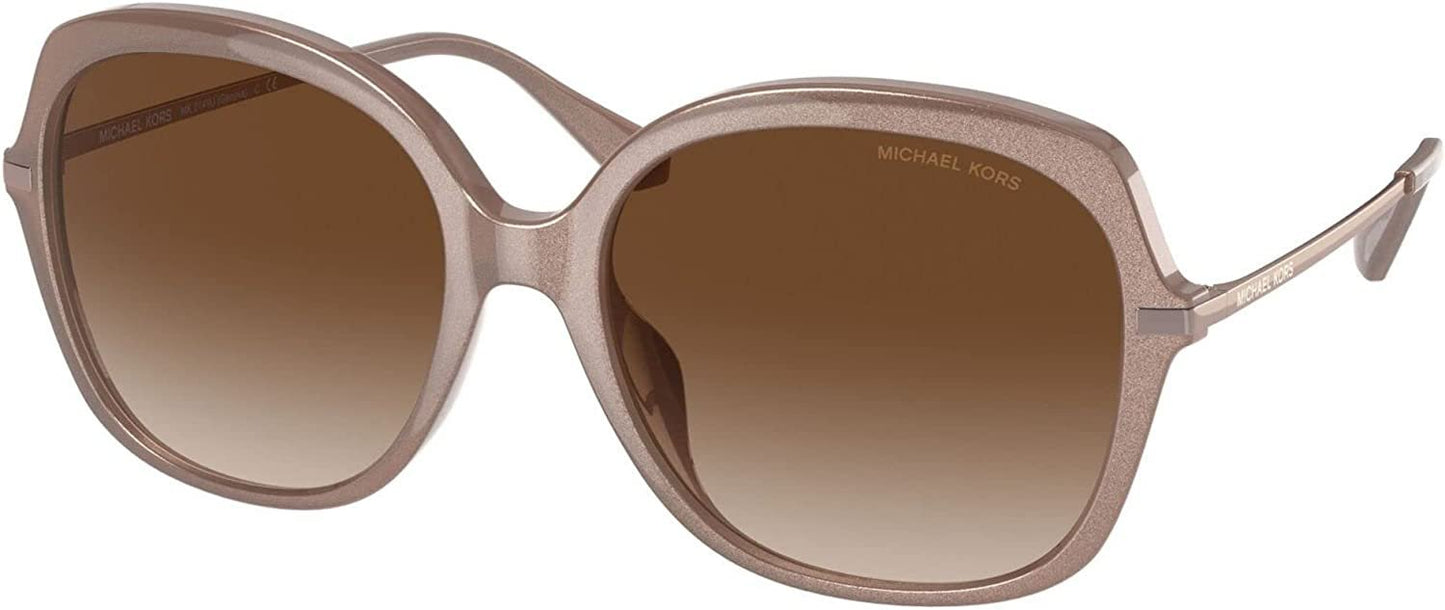 Michael Kors 56 mm MK2149U 390013 Geneva Blush Camel Pearlized/Smoke Sunglasses