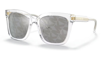 Michael Kors San Marino MK2163 3015/E 52mm Sunglasses Women's Clear/Gold/Silver