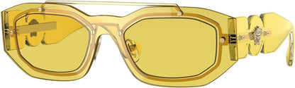 Versace VE 2235 100285 Yellow Plastic Fashion Sunglasses Yellow Lens