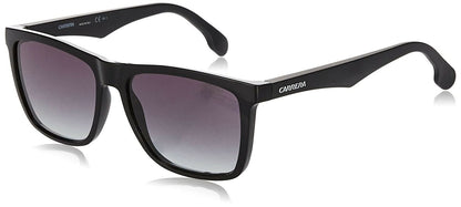 Carrera mens Carrera 5041/S Sunglasses, Black/Dark Gray Gradient, 56mm