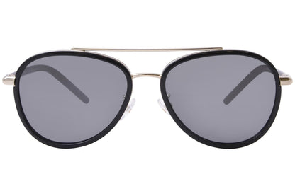 Tory Burch TY6089 33056V 57mm Black Mirrored Sunglasses