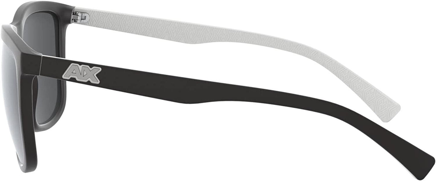 A|X ARMANI EXCHANGE Men's AX4093S 8078Z3 56mm Polarized Square Sunglasses