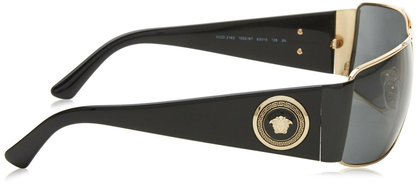 Versace Men's Sunglasses Gold/Black/Grey 0VE2163 100287