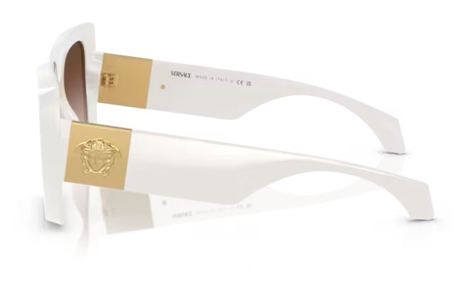 Versace VE 4467U 546213 54mm White Dark Grey Sunglasses