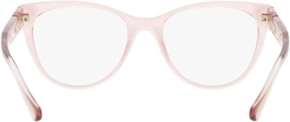 VERSACE VE3304 5339 53mm Transparent Pink CatEye Eyeglasses