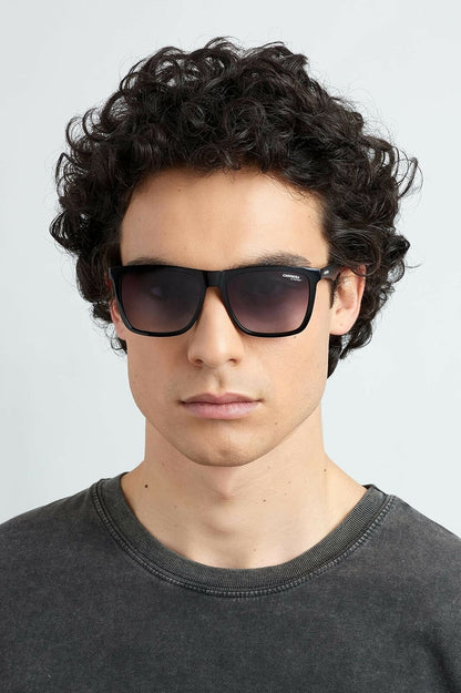 Carrera mens Carrera 5041/S Sunglasses, Black/Dark Gray Gradient, 56mm