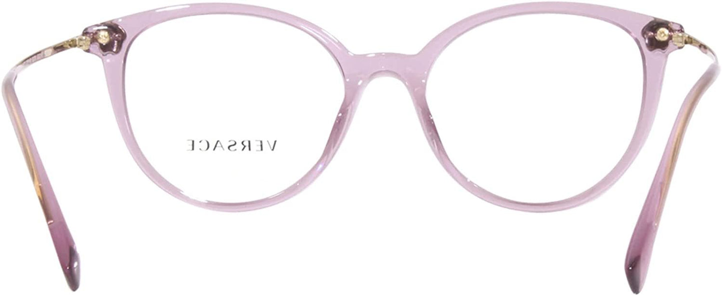 Versace VE3251B - 5279 Eyeglass Frame TRANSPARENT VIOLET w/DEMO LENS 54mm