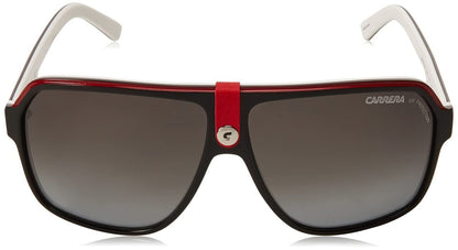 Carrera unisex adult Carrera 33/S Sunglasses, Black Crystal White/Gray Gradie...