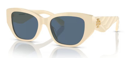 Tory Burch Sunglasses TY 7196 U 119280 Ivory Dark Blue