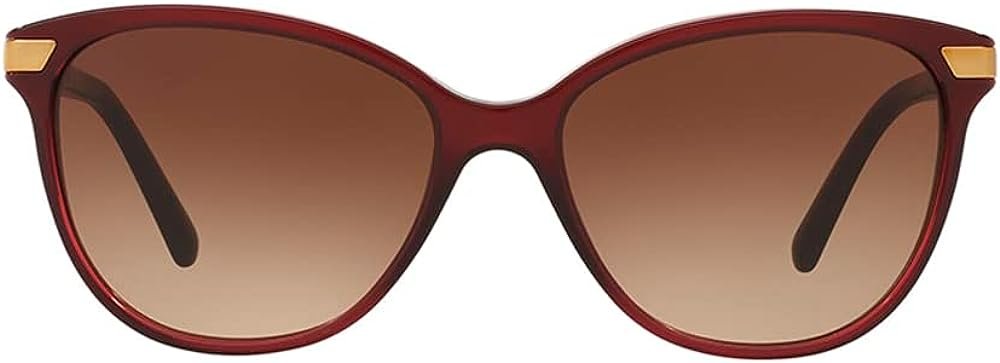 BURBERRY BE 4216 301413 Bordeaux Plastic Cat-eye Sunglasses Brown Gradient Lens