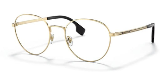 Versace VE 1279 1002 53mm Gold Metal Round Eyeglasses