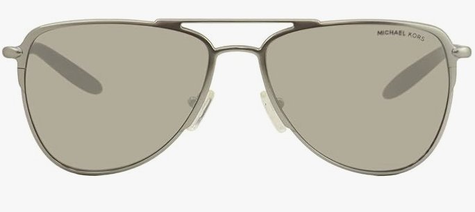 Michael Kors 0MK1049 11536G 59mm Silver Mirror Sunglasses