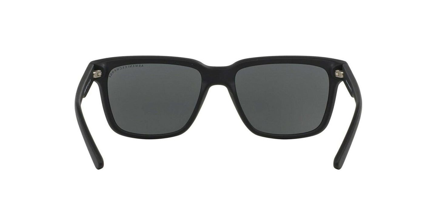 AX Armani Exchange Unisex Sunglasses, Black Lenses Injected Frame,0AX4026S 56mm