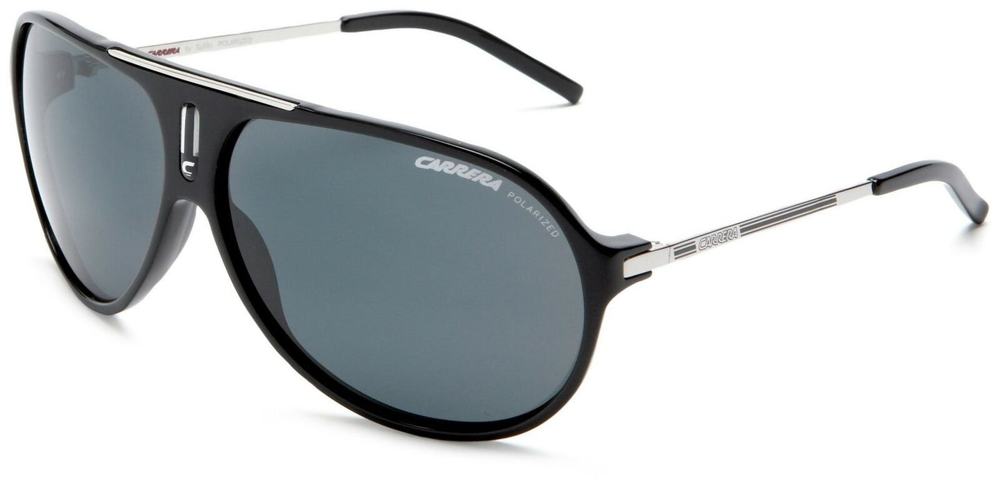 Carrera unisex adult Hot/S Sunglasses, Black and Palladium Frame/Grey Lens, 6...
