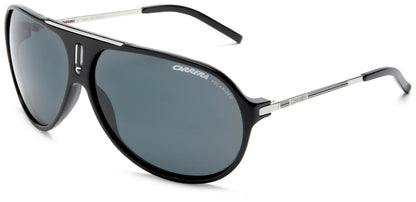 Carrera unisex adult Hot/S Sunglasses, Black and Palladium Frame/Grey Lens, 6...