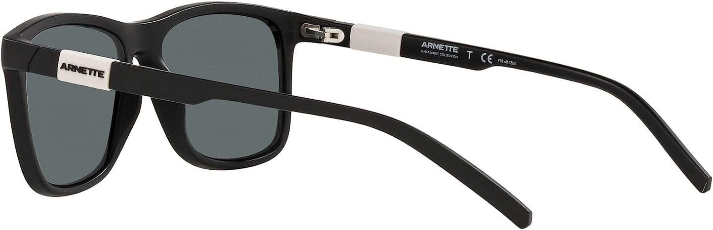 ARNETTE AN4276 01/81 56mm Pillow Matte Black Polarized Grey Men's Sunglasses