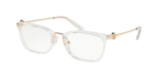 Michael Kors Eyeglasses Crystal Clear 0MK4054 3105 52mm