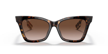 BURBERRY BE4346 394313 53mm Dark Havana Sunglasses