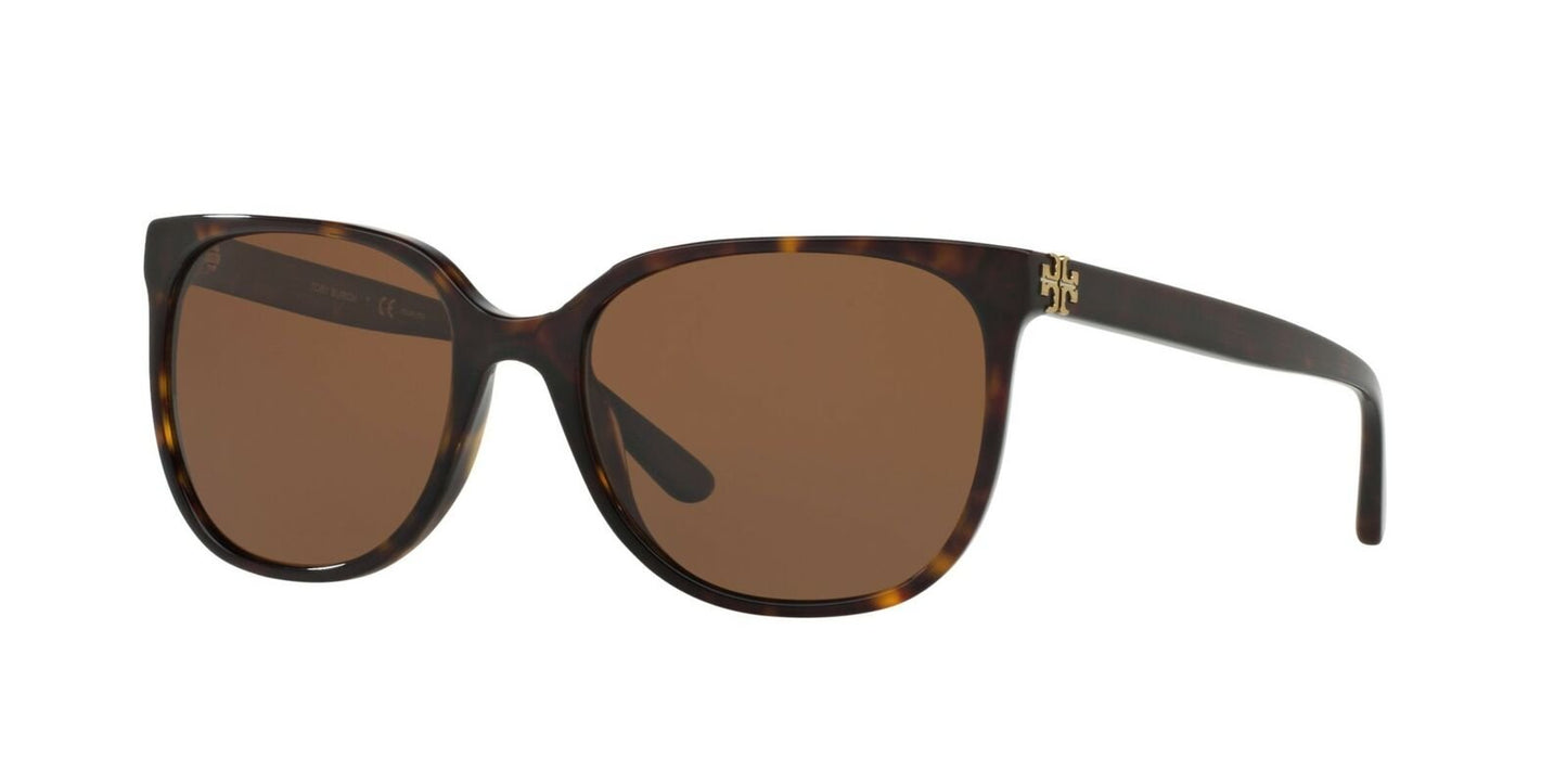 TORY BURCH Polarized Dark Tortoise Sunglasses TY7106 137883
