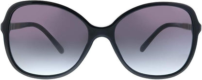 BURBERRY BE 4197 30018G Black Plastic Square Sunglasses Grey Gradient Lens