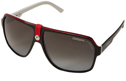 Carrera unisex adult Carrera 33/S Sunglasses, Black Crystal White/Gray Gradie...